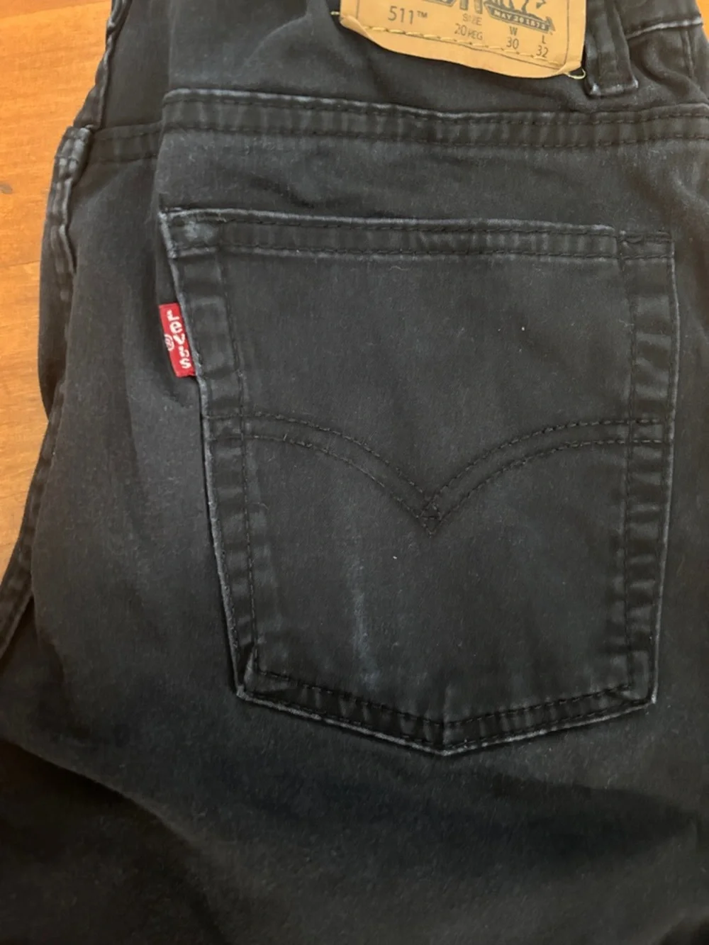 Levi's 511 slim boys black pants Size 20